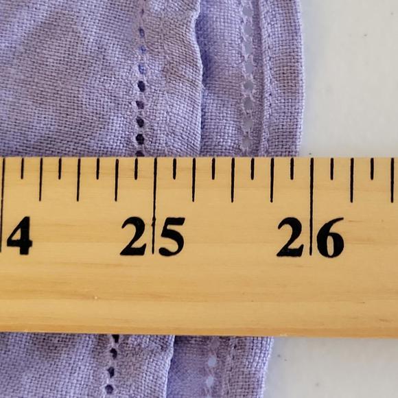 Talbots Petites Irish Linen Lilac Button Front Shirt Women Petite Size 16P - Picture 5 of 10